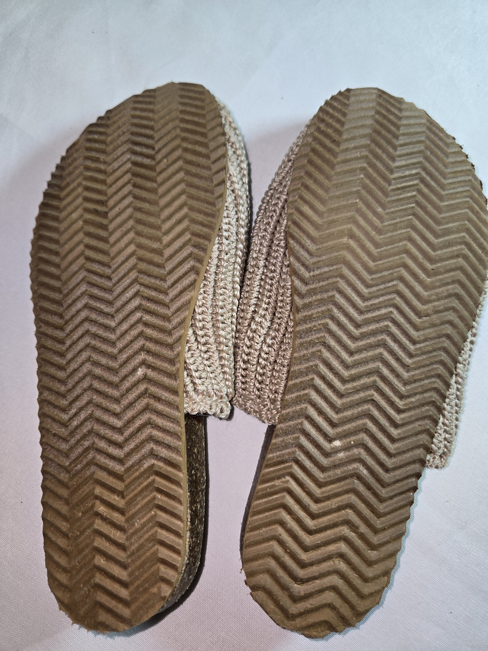 Danskin Neutral Beige Woven Slip-On Shoe - Picture 7 of 7